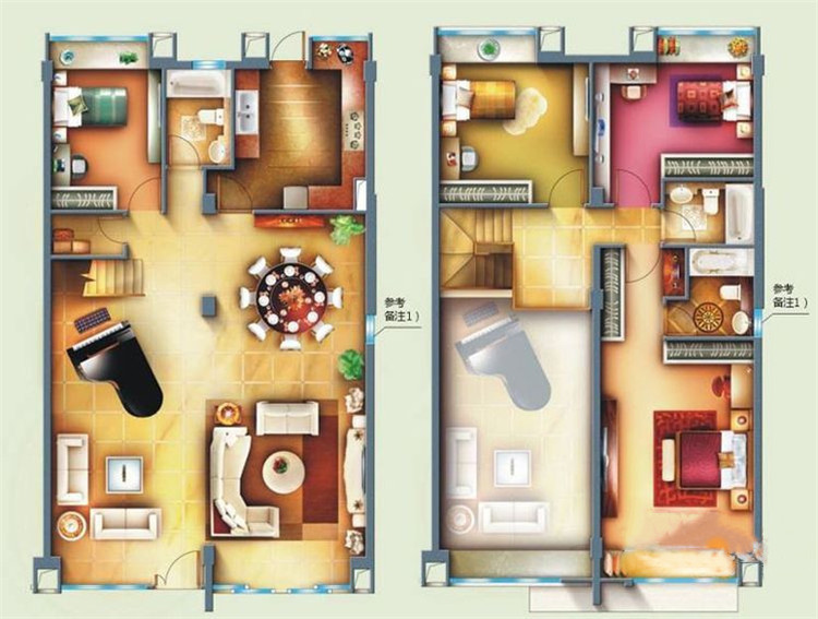 成都别墅装修公司彩叠园新古典风格赏析