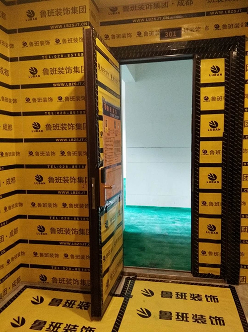 成都郎基御今缘别墅装修施工现场照片-现代轻奢-成都鲁班装饰公司在建工地